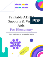 Printable ADHD Supports & Visual Aids For Elementary by Slidesgo