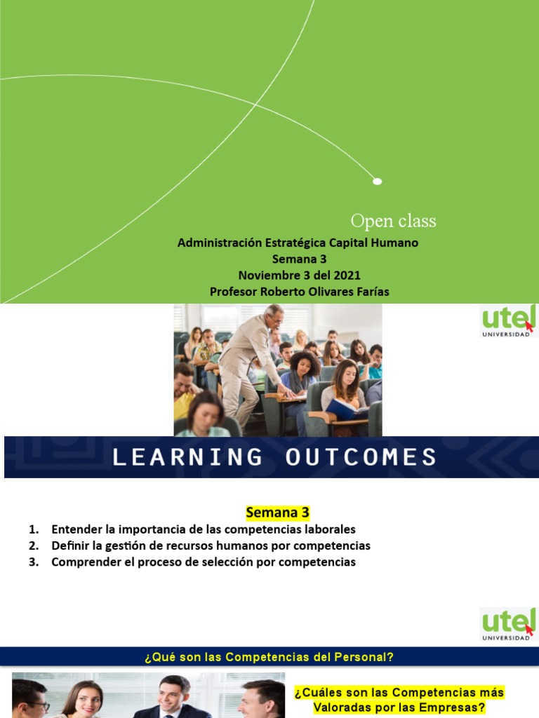 Administracion Estrategica Del Capital Humano Sesiones 3 y 4 Noviembre