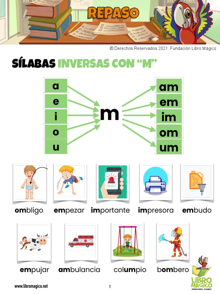 1-LETRA M INVERSA Magico | PDF
