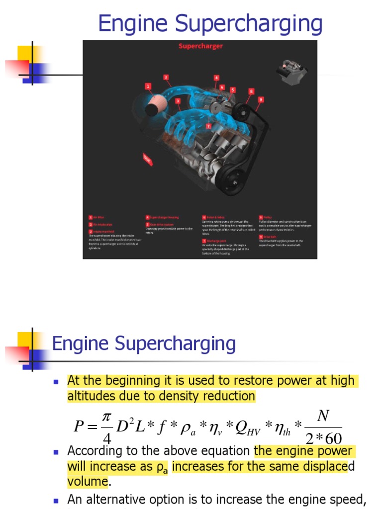 5T Engine Supercharging Dr. Tarek PDF Turbocharger Internal