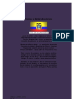 Poema a la Bandera Ecuatoriana: Luces de tantos soles y frutos de huertos antiguos