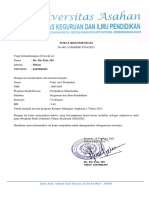 Surat Rekomendasi Dekan