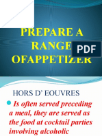 Lesson 2.2 Prepare A Range of Appetizer