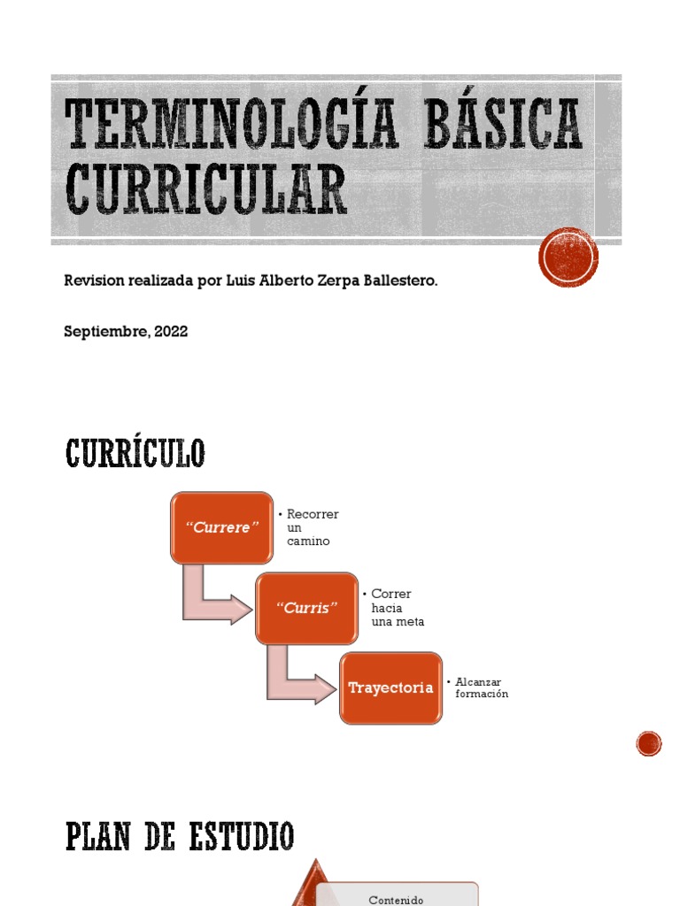 Conceptos Clave del Currículo Educativo | PDF | Plan de estudios ...