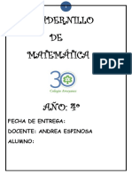 Repasamos multiplicaciones, divisiones y fracciones en cuadernillo de matemática de 4o grado