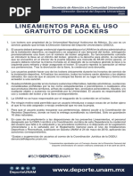 Normativa para El Uso de Lockers | PDF | Business
