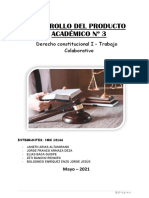 Derecho Constitucional I Producto Academico 3
