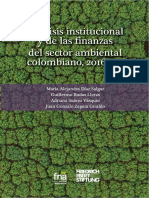 Análisis Institucional y de Las Finanzas Del Sector Ambiental Colombiano, 2016-2020