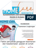 Keamananan Dan Kenyamanan Pasien Di Rumah: Supriliyah Praningsih, S.Kep., NS., M.Kep