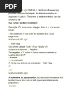 List of Logic Symbols | PDF | If And Only If | First Order Logic
