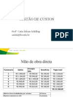 Gestão de Custos