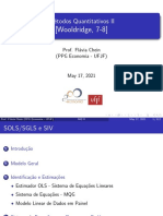 Aula 9 - Sistemas de Equações