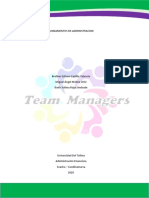 Cipa - Team Mangers - Tutoria 2 - Fundamentos de Administracion