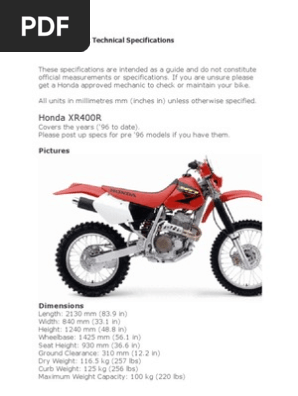XR400R - Light is Right! | Motorcycle.com