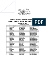 Word List 18 B