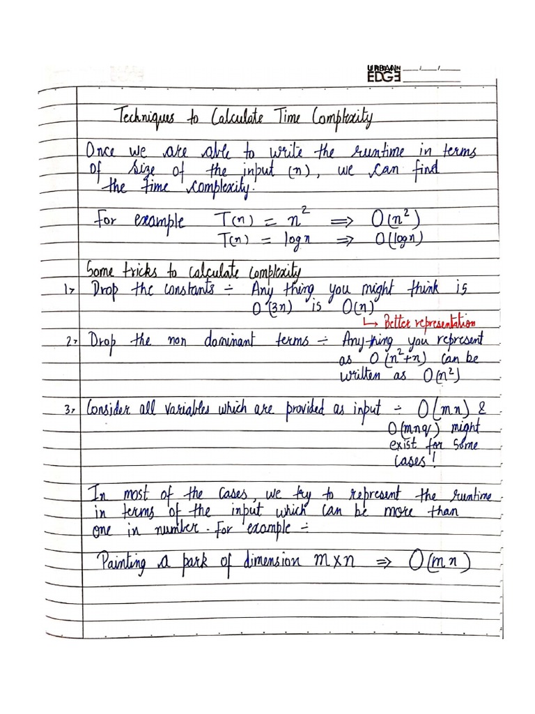 Time Complexity | PDF