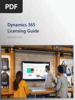 Dynamics 365 Licensing Guide - Sept 2022