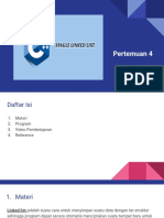 Struktur Data-Pertemuan 4