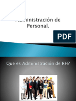 Administración de Recursos Humanos