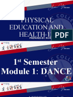Physical Education and Health 12: Prepared By: Rico Parrilla