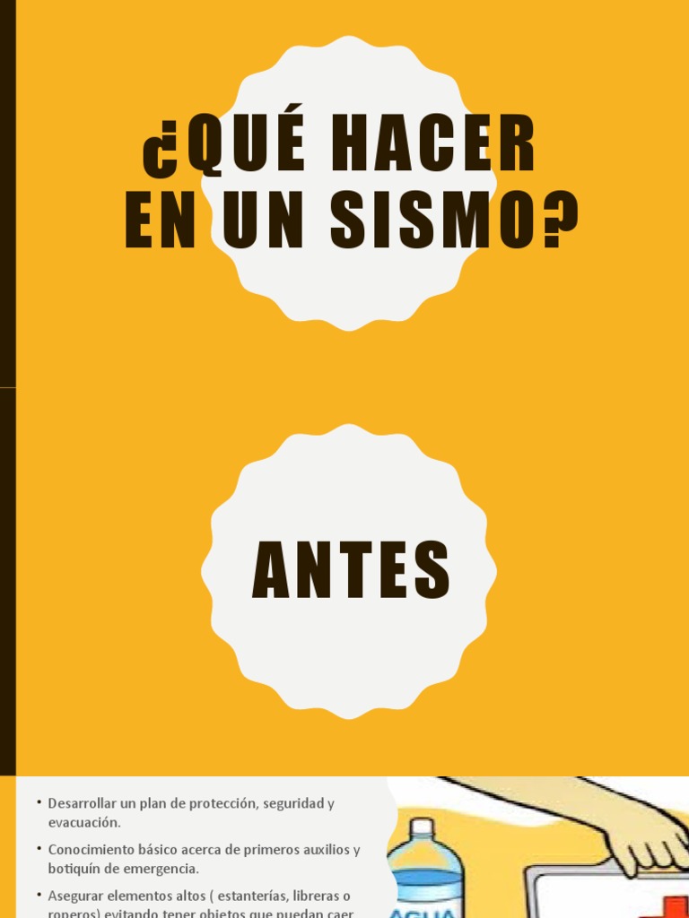 Protocolo de Seguridad ante Sismos | PDF | Temblores