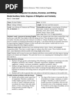 Download Modal Auxiliary Verbs Lesson Plan by Hotan Kheyrandish SN60144616 doc pdf