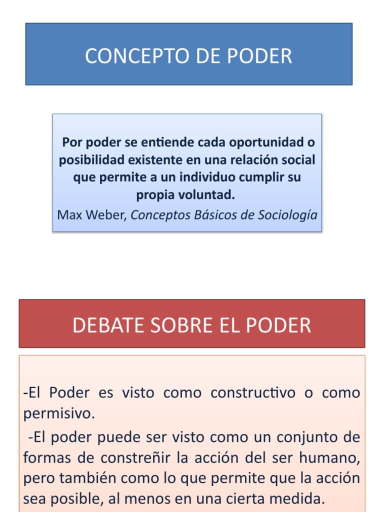 Concepto de Poder | Descargar gratis PDF | Poder (social y político ...