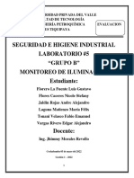 Laboratorio 5 - Seguridad e Higiene Industrial