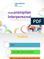 Keterampilan Interpersonal: Ns. Yohana Wiratikusuma.,S.Kep.M.Kep