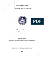 Rui Costa Santos - A Teoria em Questão - Fredric Jameson e Stanley Fish - 2006