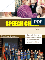 What Is A Speech Choir - PPSX