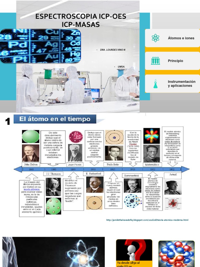 Espectroscopia Icp-Oes y Ms | PDF | Espectrometría de masas | Átomos