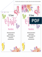 Invitaciones para Primer Anito 3