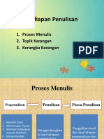 Tahap Penulisan