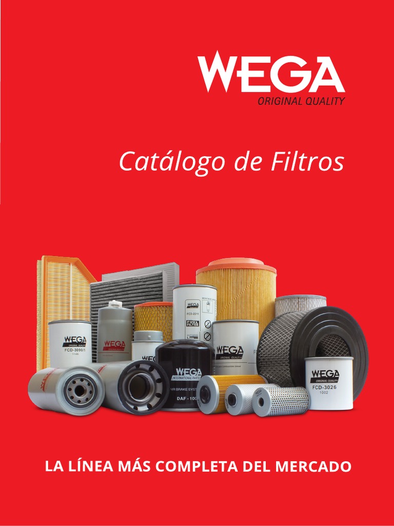 Catalogo Filtros WEGA 2019 | PDF | Calidad (comercial)