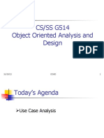 Lecture - Use Case Analysis-I