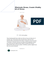 33 Minutes to Eliminate Stress, Create Vitality with Kundalini Yoga