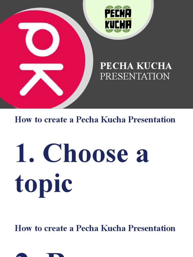 Pecha Kucha Presentation PDF