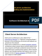 Client Server Architecture Understanding and Implementation