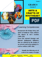 Q1-ARTS 8-ARTS AND CRAFTS OF SOUTHEAST ASIA