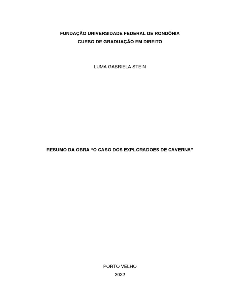 Resumo O Caso Dos Exploradores de