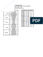 Jadual Bertugas Oktober 2021