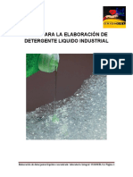 Elaboración de Detergente Liquido