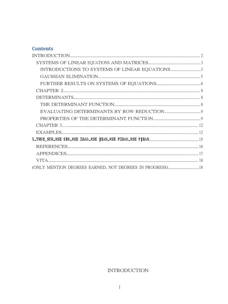 Linear Algebra for Beginners | PDF | Matrix (Mathematics) | Determinant