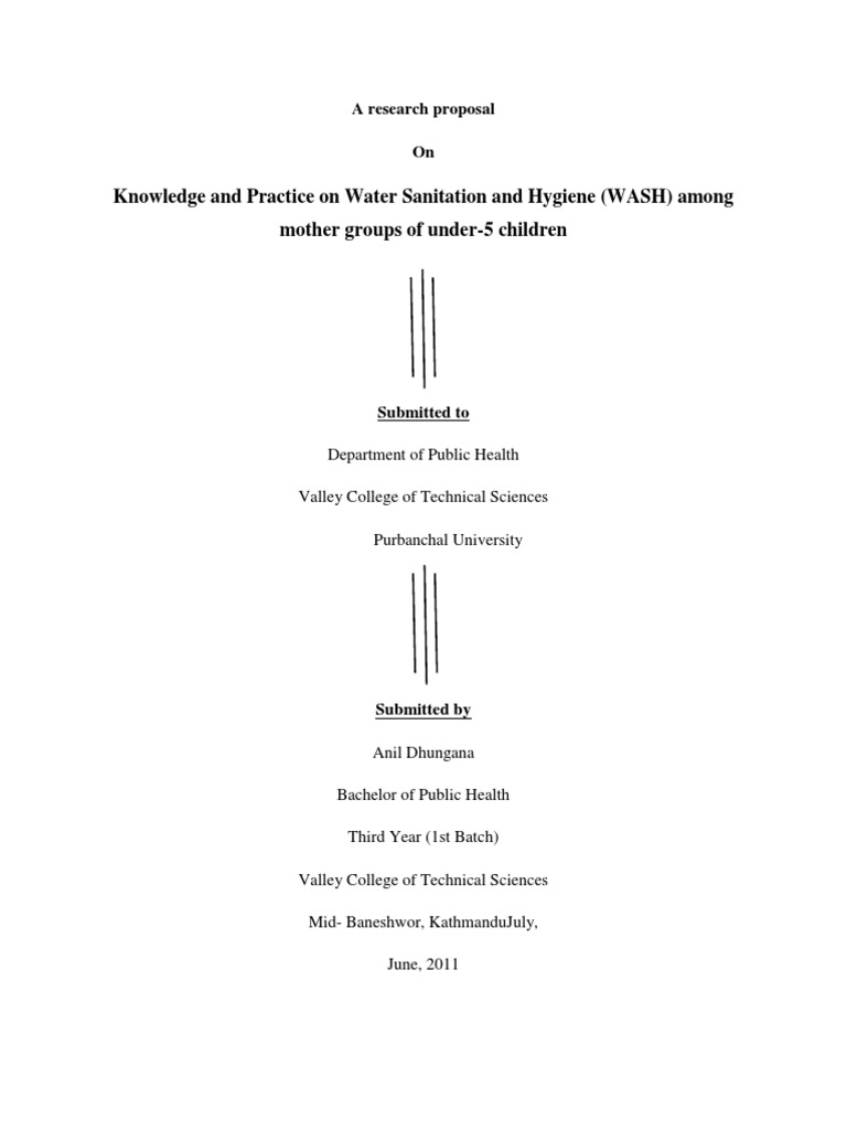 Water, sanitation and hygiene pdf image