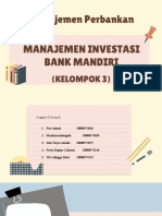 Manajemen Investasi Bank Mandiri - Kelompok 3