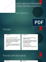 TUGAS PENATALAKSAAN SPESIMEN UNTUK DETEKSI RRT-PCR COVID-19