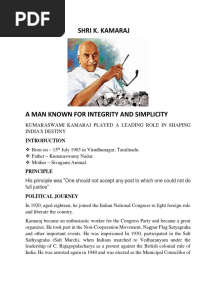 Kamarajar PDF