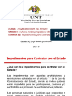 Semana 2 - Impedimentos para Contratar Con El Estado