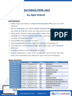 Rules & Jadwal Mentoring PPPK 2022 - S.D. November